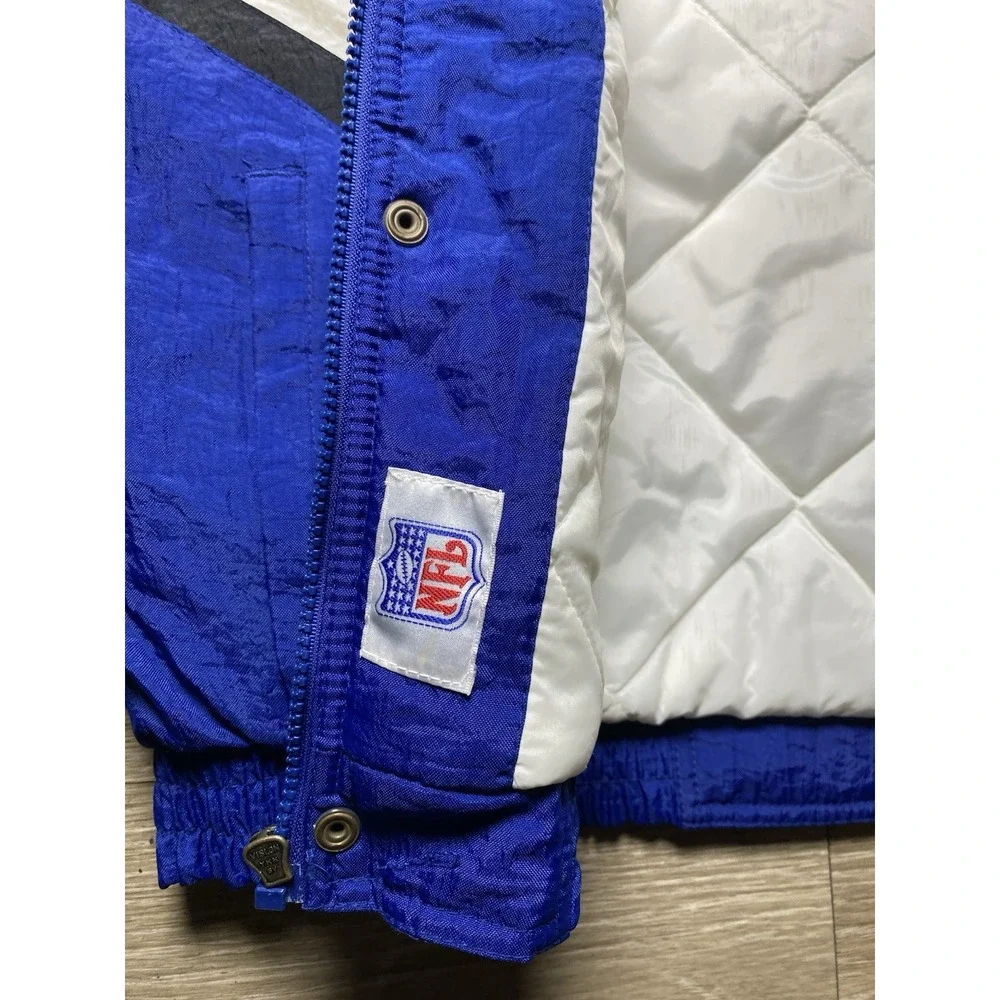 Vintage 90's Apex One Pro Line Dallas Cowboys NFL Zip-Up Jacket Men Size MEDIUM